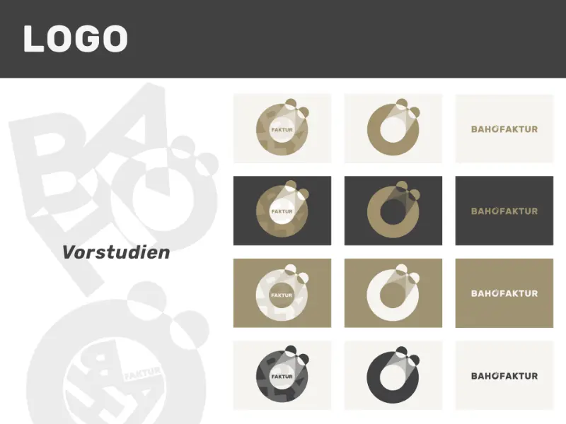 Das Ausarbeiten des Logos