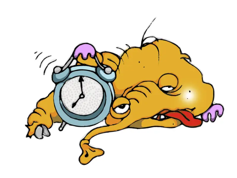 Der innere Schweinehund – Charakterillustration