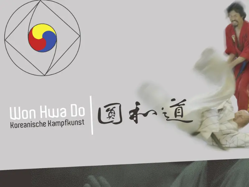Plakat für den Kampfsport 'Won Hwa Do'